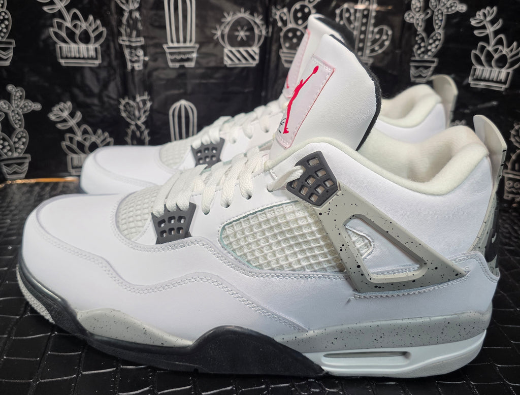 Jordan 4 "Cements" Inspired Design US 11 — New with Box