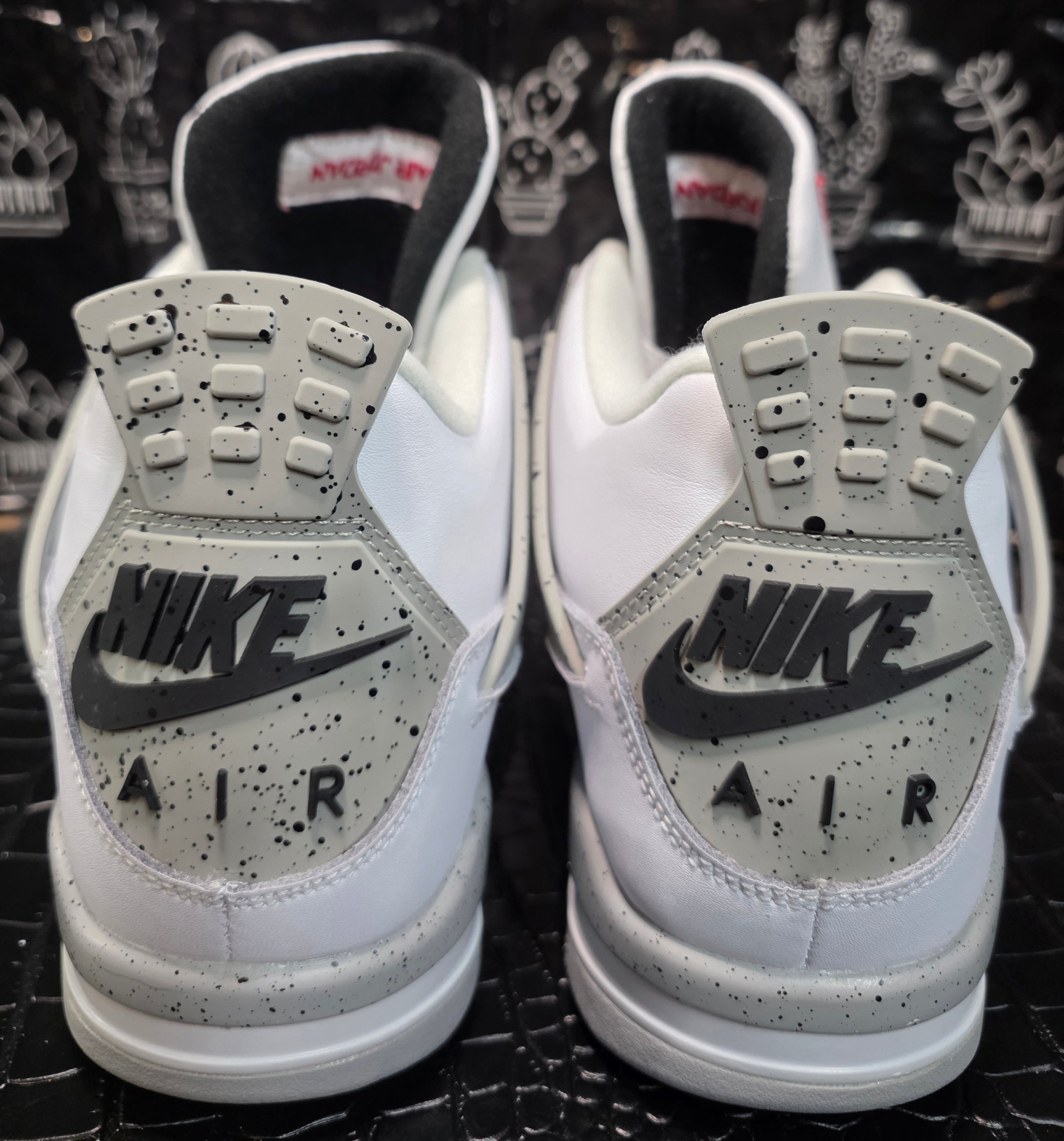 Jordan 4 "Cements" Inspired Design US 11 — New with Box