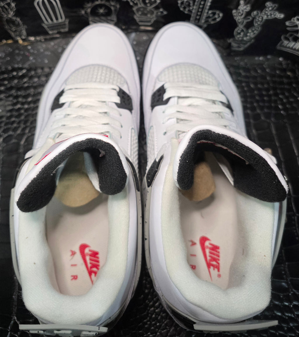 Jordan 4 "Cements" Inspired Design US 11 — New with Box