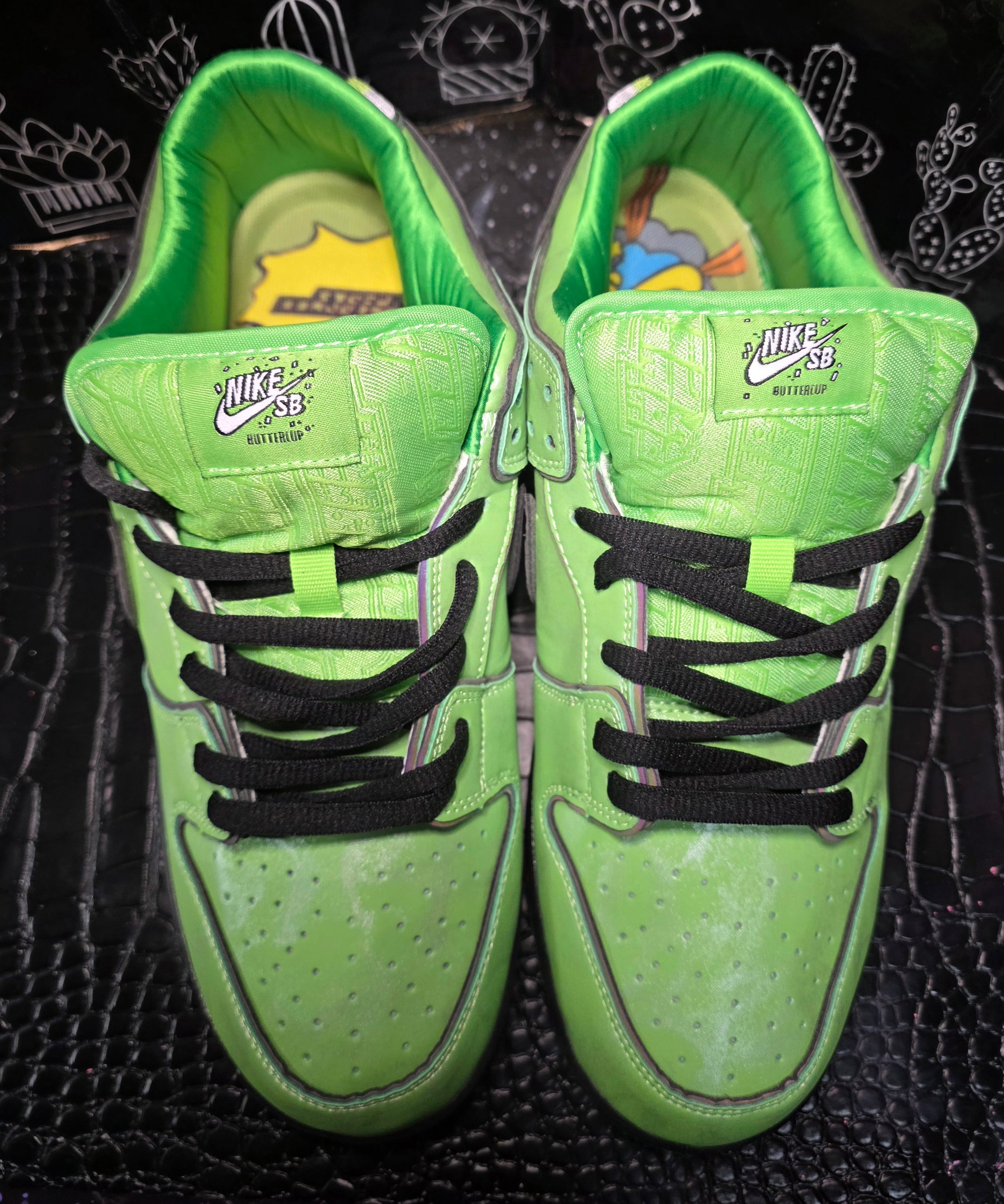 Nike SB Dunk Buttercup – Power Puff Girls  Inspired Design – US 11 – New