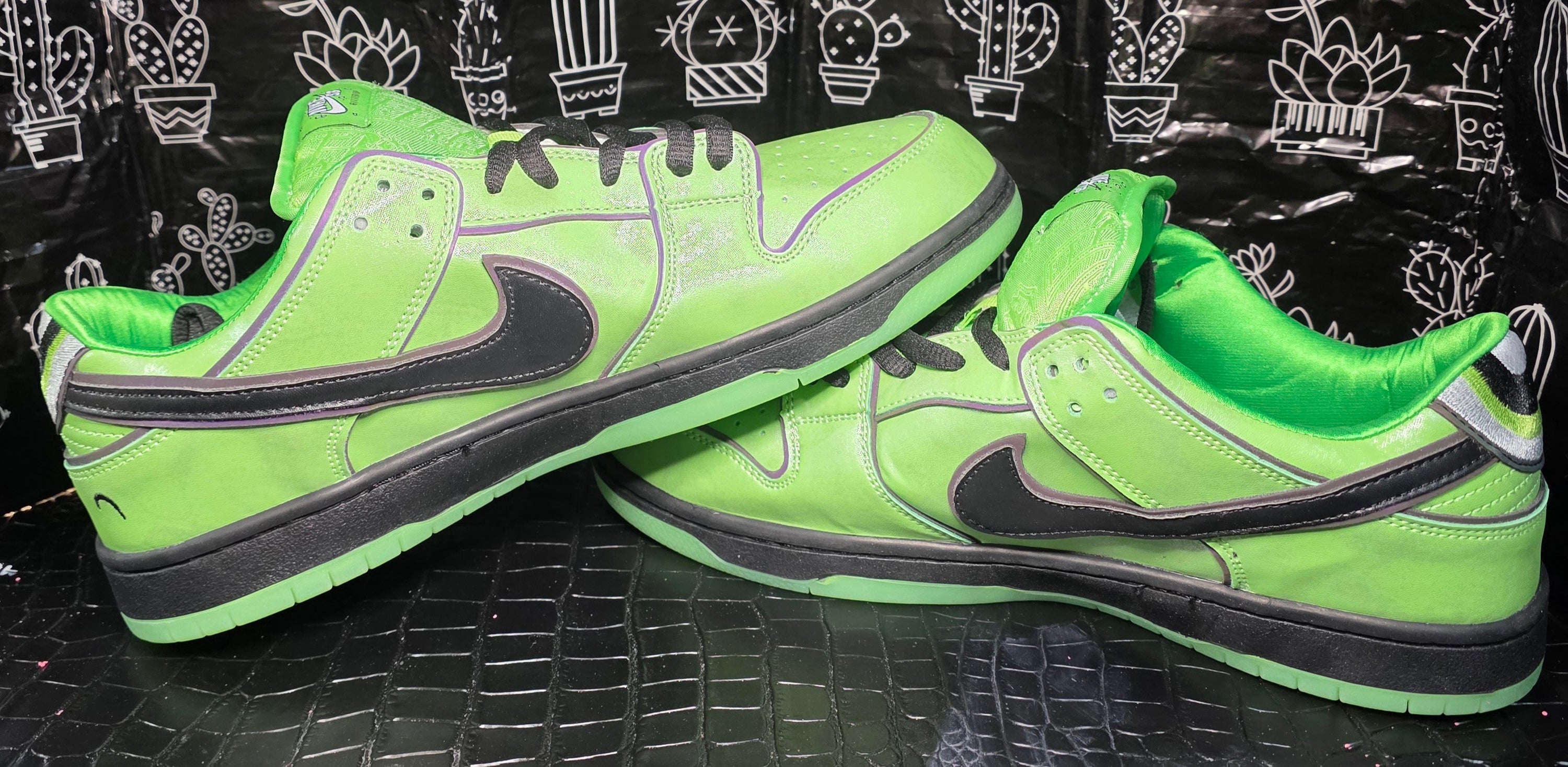 Nike SB Dunk Buttercup – Power Puff Girls  Inspired Design – US 11 – New