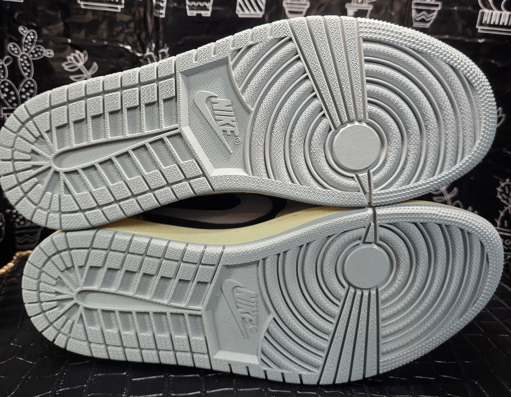 Jordan 1 Low “Travis Scott Inspired design – Light Gray & Black.”  Fantasy Colorway — Upper Mid Tier — US 11 &amp; 12 — New (No Box)