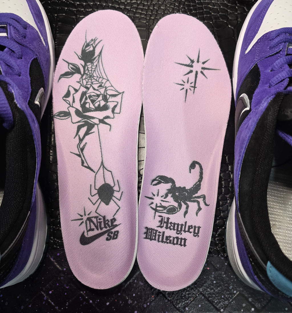 Nike SB Dunk Low “Hayley Wilson Inspired.”  Replicated Design — Upper Mid Tier — US 11 — New
