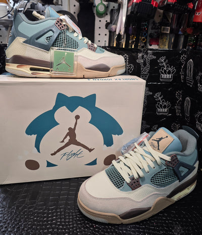 Jordan 4 “Pokémon – Snorlax Inspired” – Fantasy Lineup – US 11 – New – Character Box Included