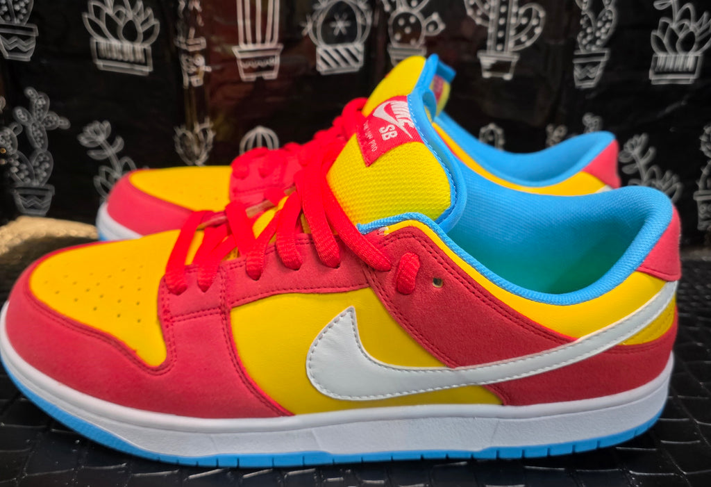 SB Dunk Low "Bart Simpson"‑Styled Colorway — US 11 — Worn Once