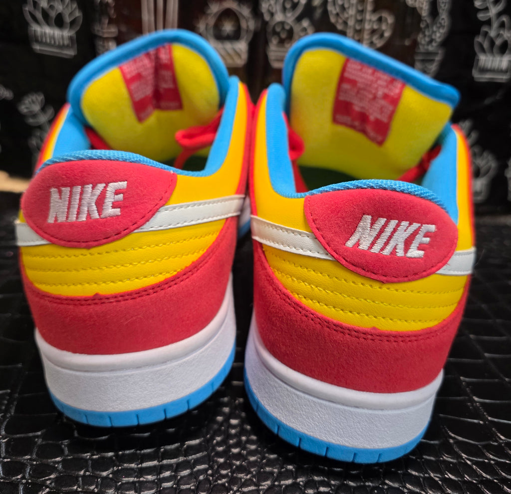 SB Dunk Low "Bart Simpson"‑Styled Colorway — US 11 — Worn Once