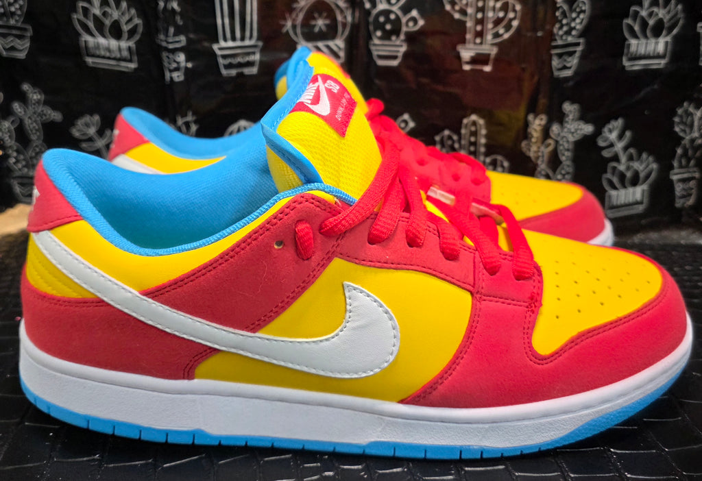 SB Dunk Low "Bart Simpson"‑Styled Colorway — US 11 — Worn Once