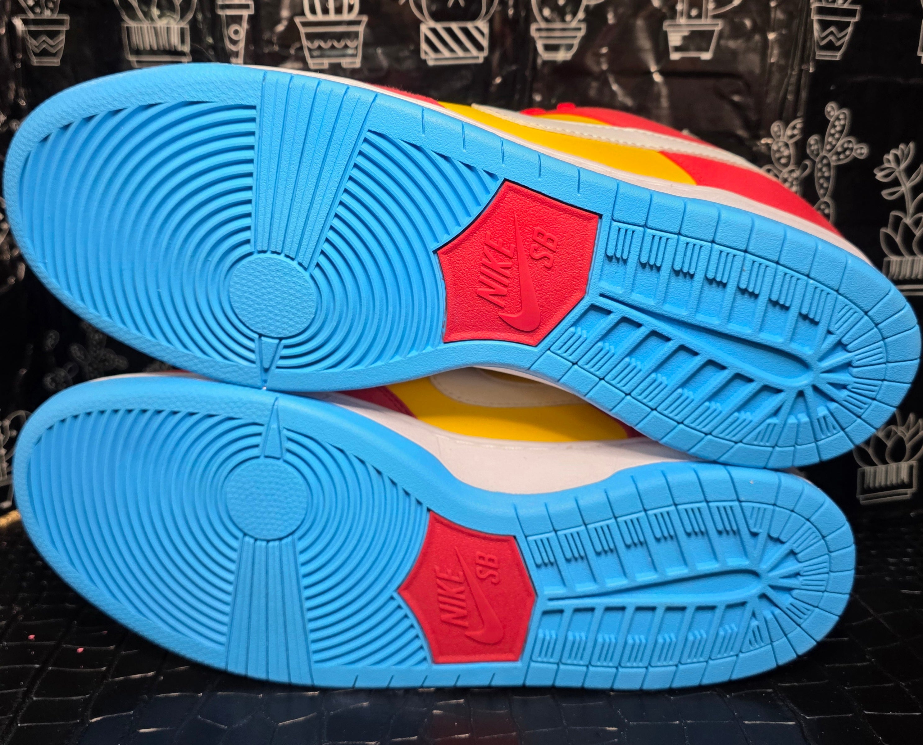 SB Dunk Low "Bart Simpson"‑Styled Colorway — US 11 — Worn Once