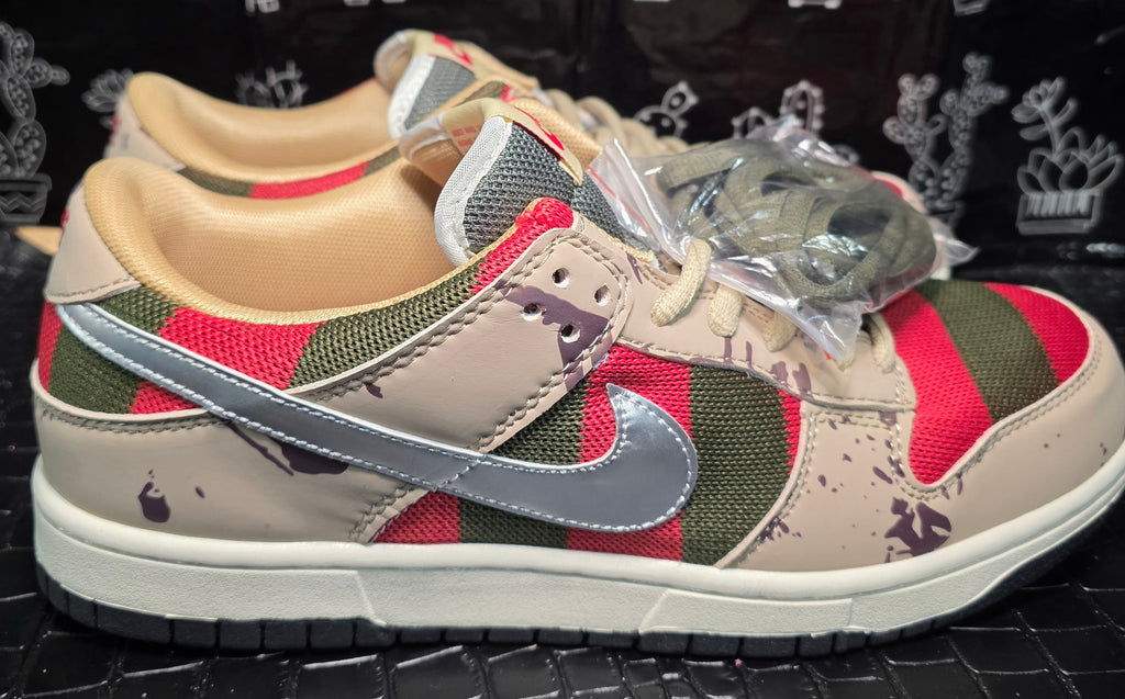 Freddy Krueger SB Dunk – Horror‑Inspired Fan Build – US 11 – New