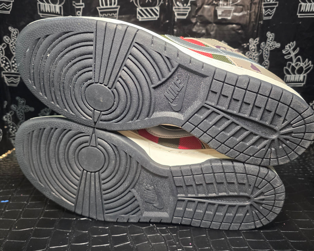 Freddy Krueger SB Dunk – Horror‑Inspired Fan Build – US 11 – New