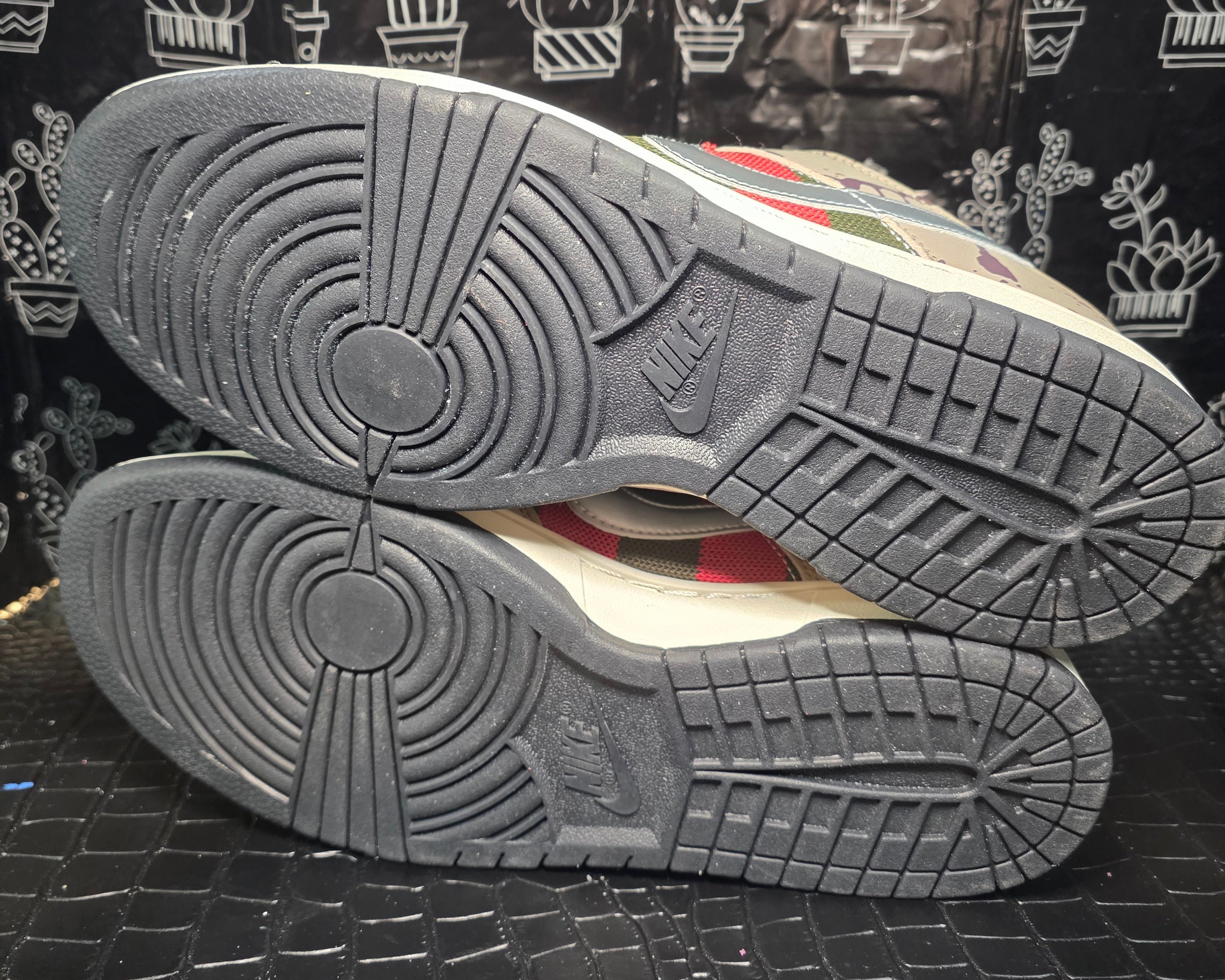 Freddy Krueger SB Dunk – Horror‑Inspired Fan Build – US 11 – New