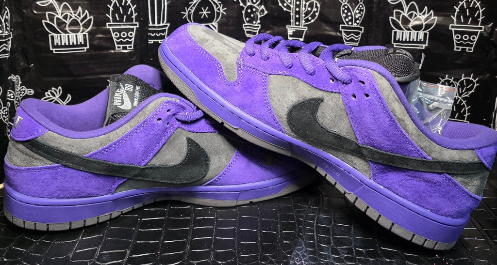 Nike SB Dunk Low “Supreme Purple/Grey Suede” — Design Inspired — US 11
