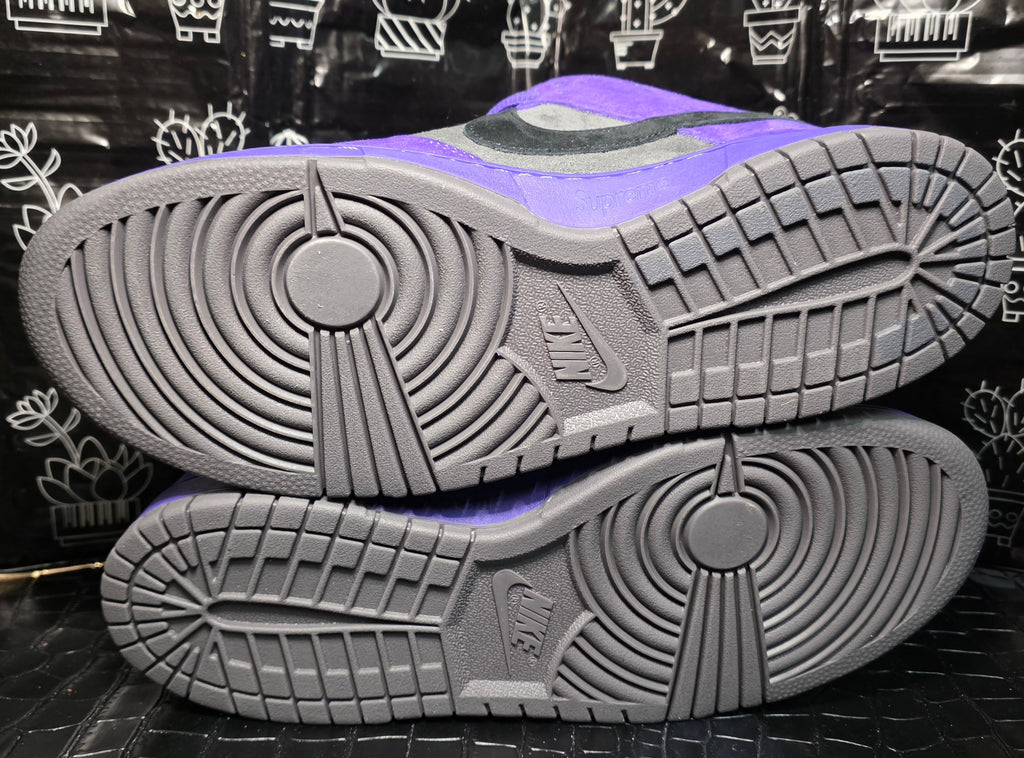 Nike SB Dunk Low “Supreme Purple/Grey Suede” — Design Inspired — US 11