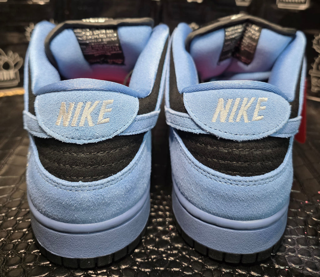 Nike SB Dunk Low “Supreme Carolina Blue/Black Suede” — Design Inspired — US 11