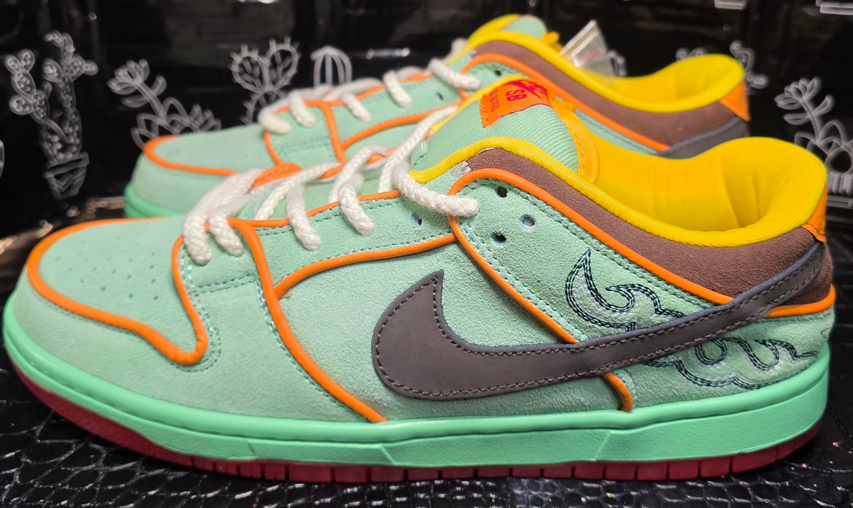Nike SB Dunk Low “Rodeo Tourmaline” — Design Inspired — US 11