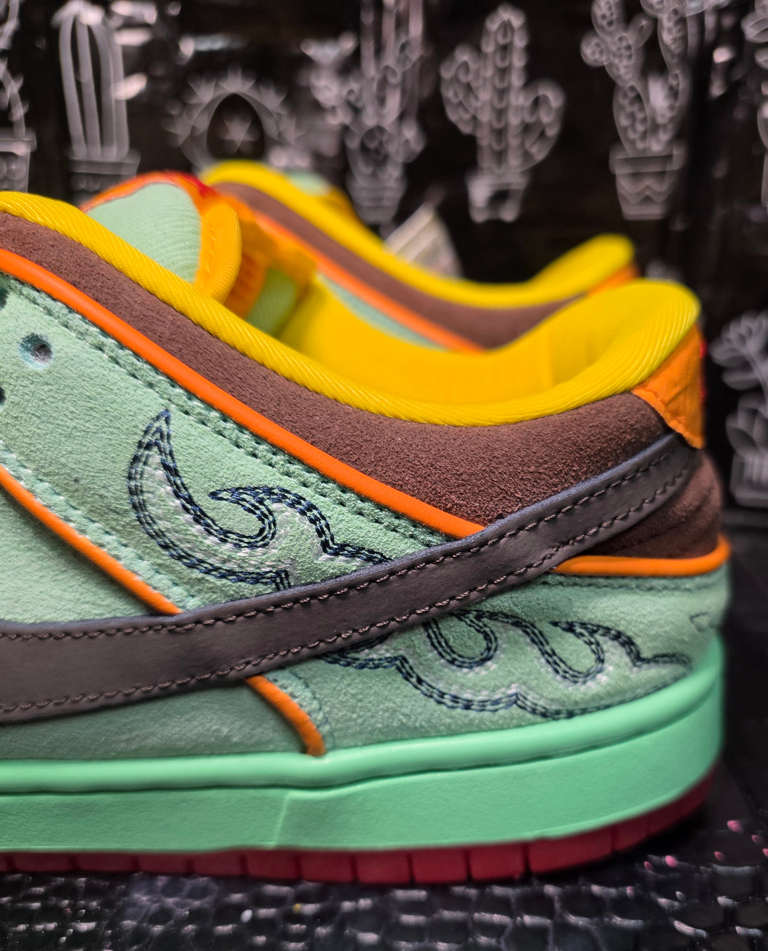 Nike SB Dunk Low “Rodeo Tourmaline” — Design Inspired — US 11