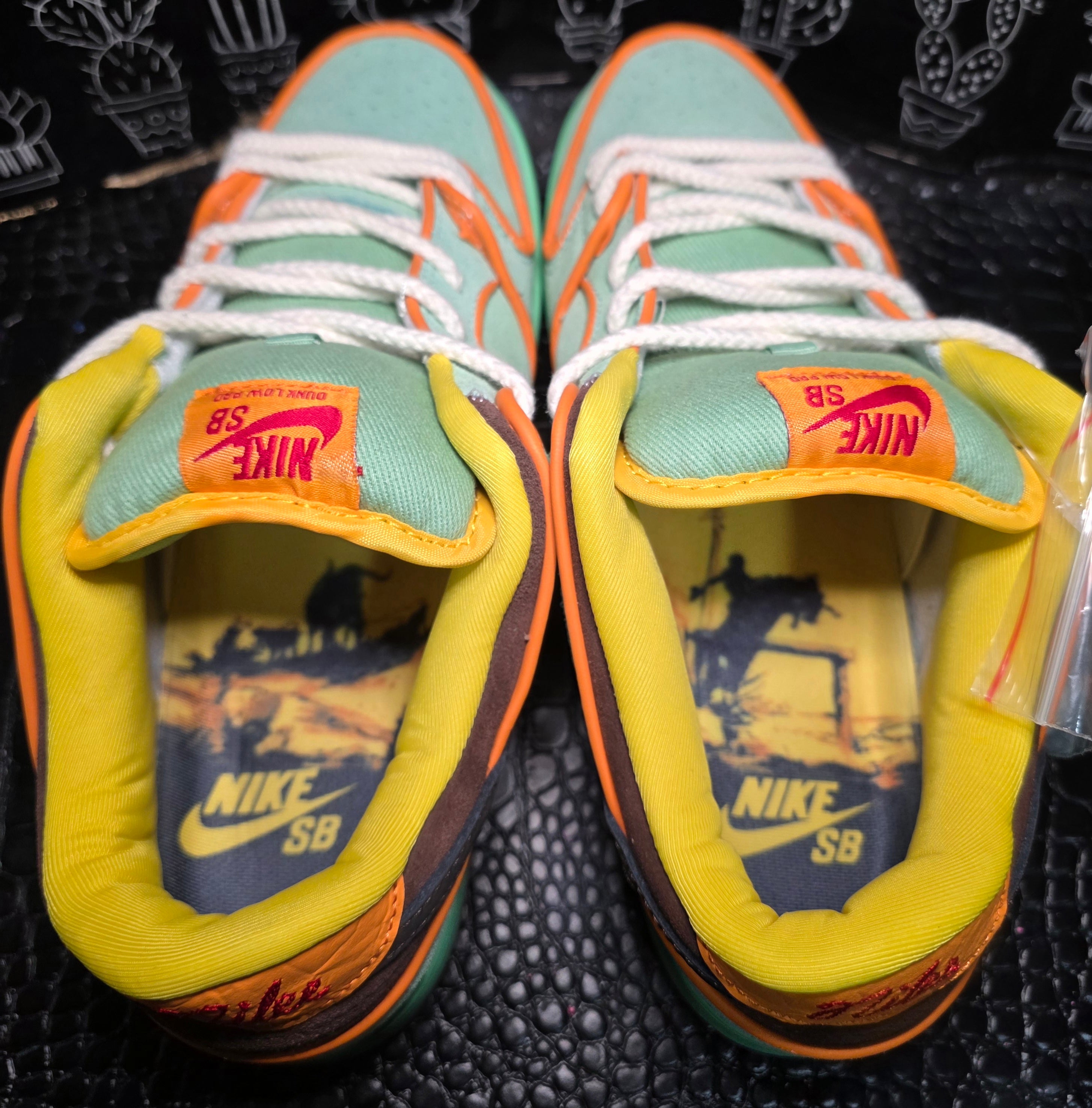 Nike SB Dunk Low “Rodeo Tourmaline” — Design Inspired — US 11