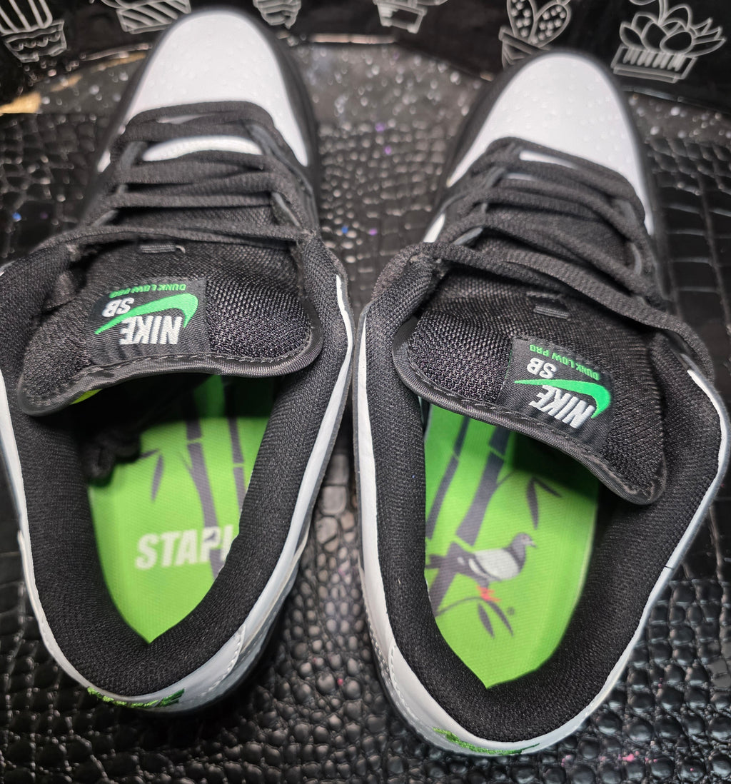 Nike SB Dunk Low “Panda Pigeon Stample” — Design Inspired — Mid Build — US 11