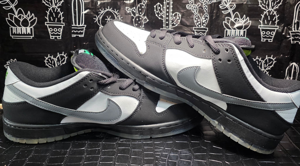 Nike SB Dunk Low “Panda Pigeon Stample” — Design Inspired — Mid Build — US 11