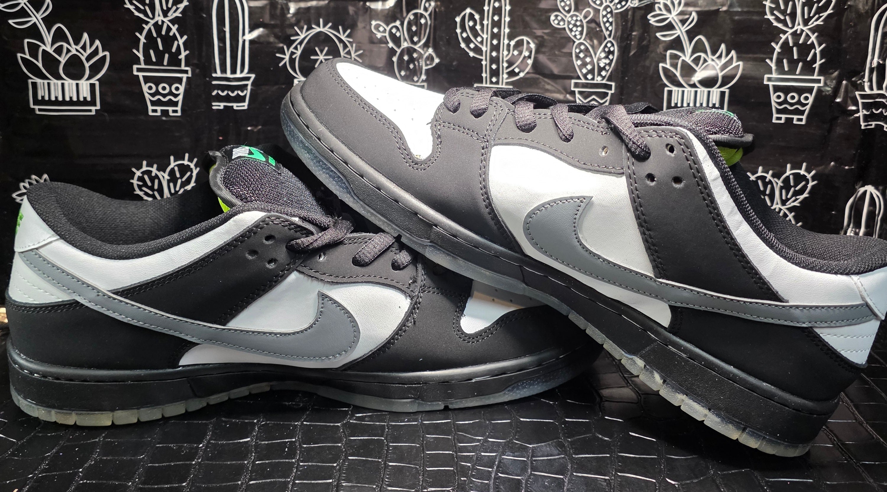 Nike SB Dunk Low “Panda Pigeon Stample” — Design Inspired — Mid Build — US 11