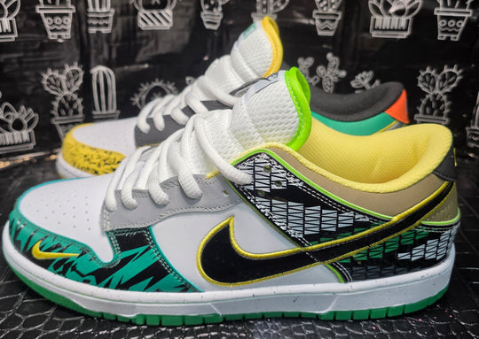 Nike Dunk Low “Oregon What The Ducks” — PE Design Inspired — US 11