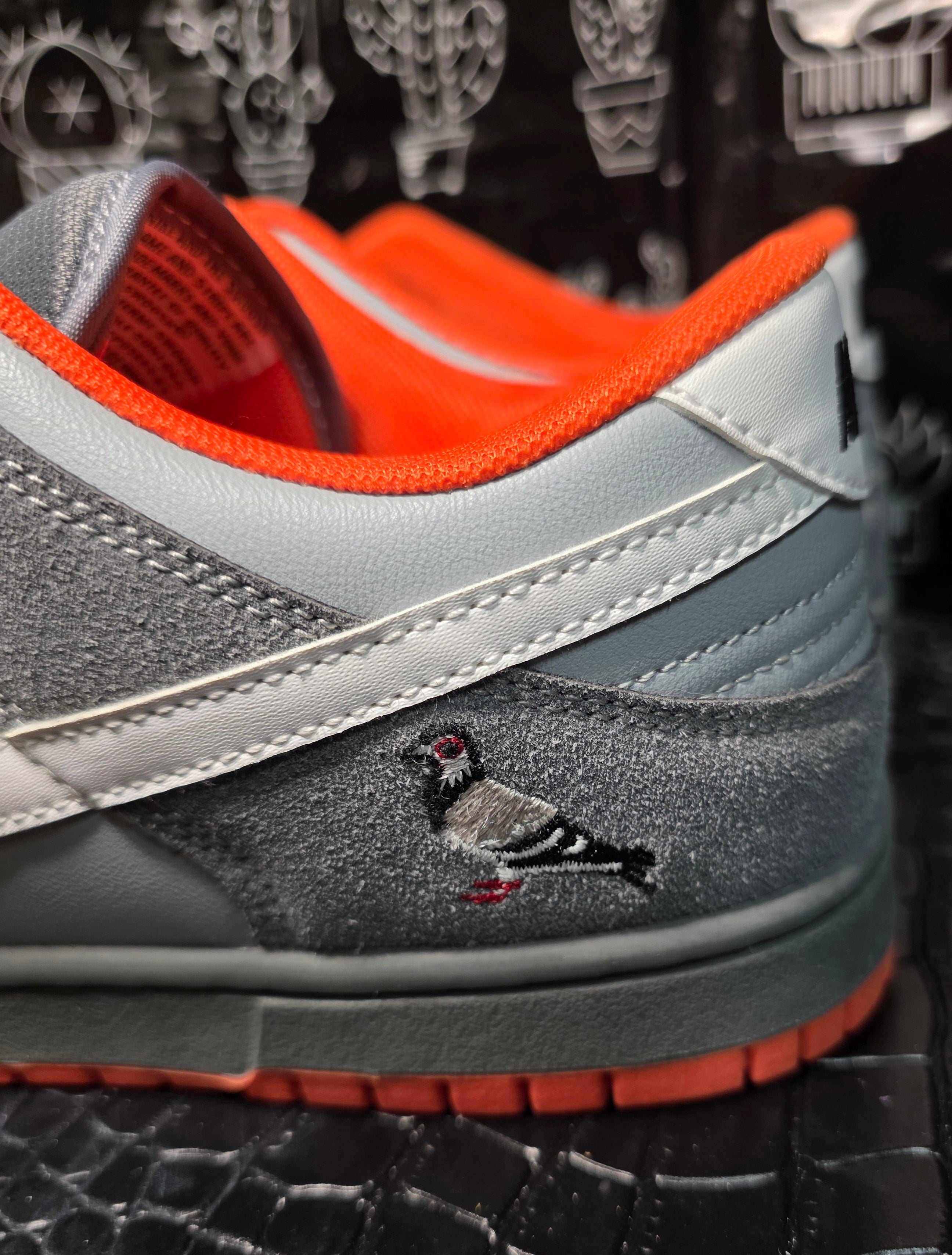 Nike SB Dunk Low “Pigeon” — Design Inspired — US 11