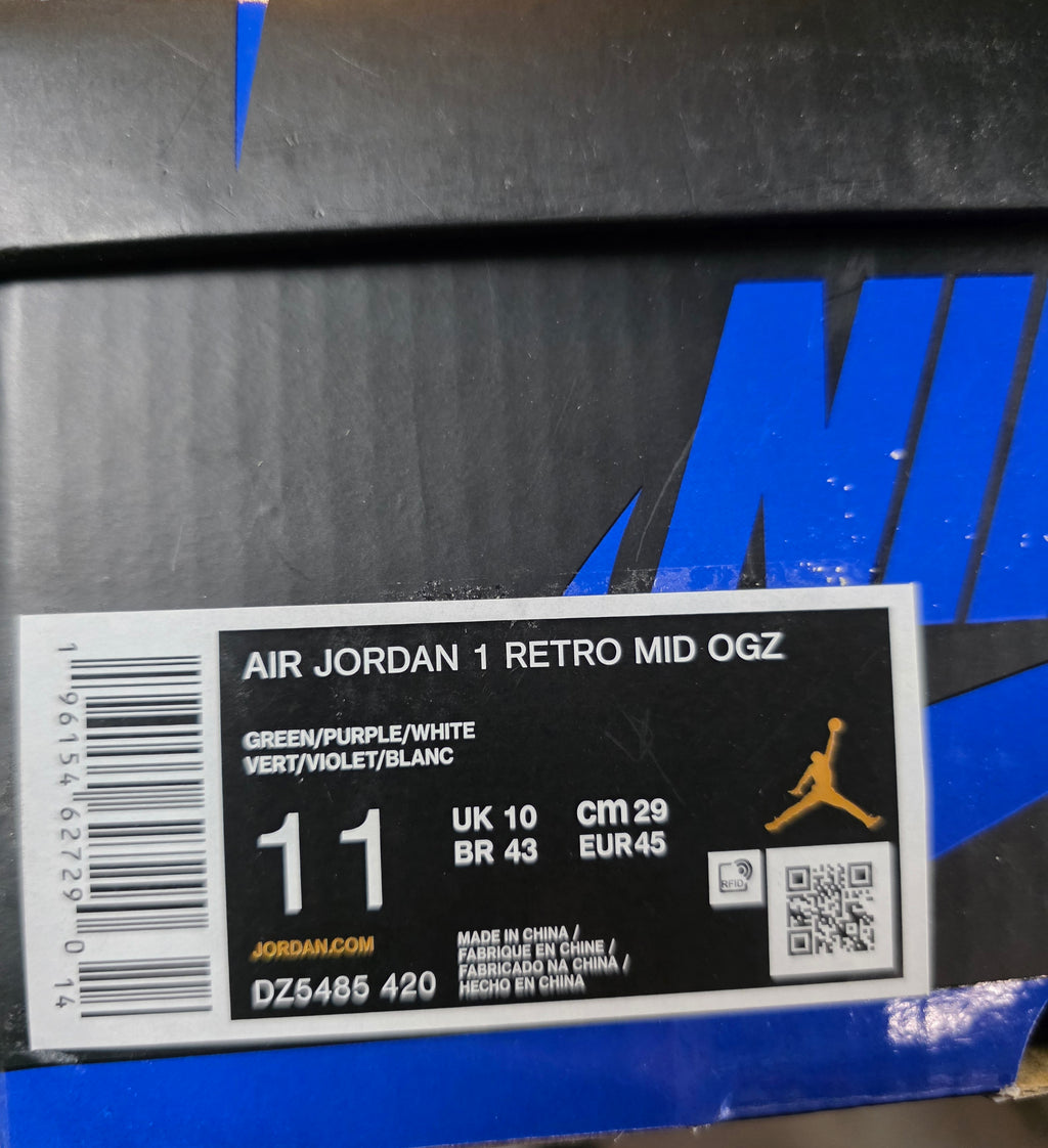 Jordan 1 High “Alternate Zion Voodoo” — Design Inspired — US 11 &amp; US 12