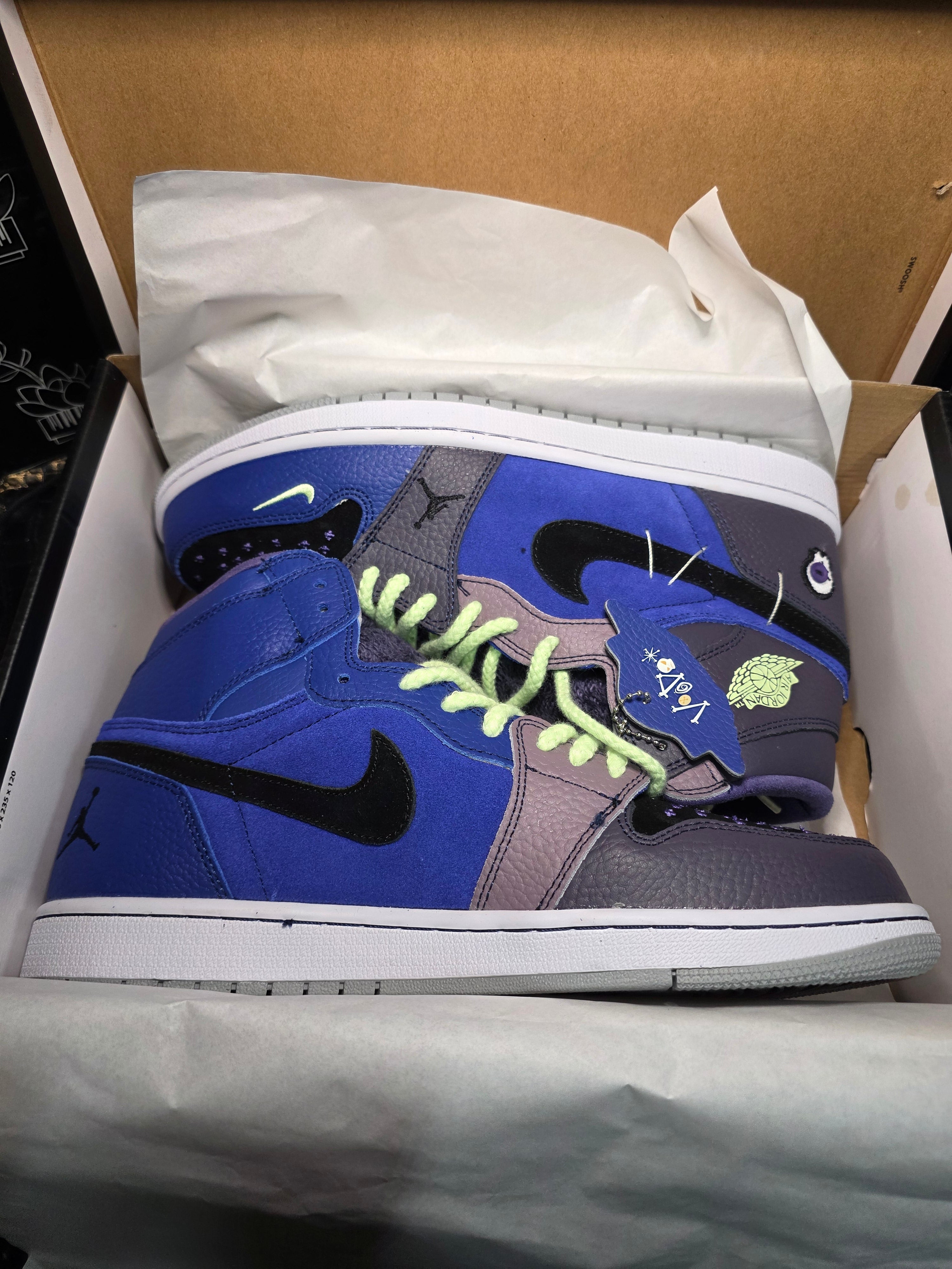 Jordan 1 High “Alternate Zion Voodoo” — Design Inspired — US 11 &amp; US 12