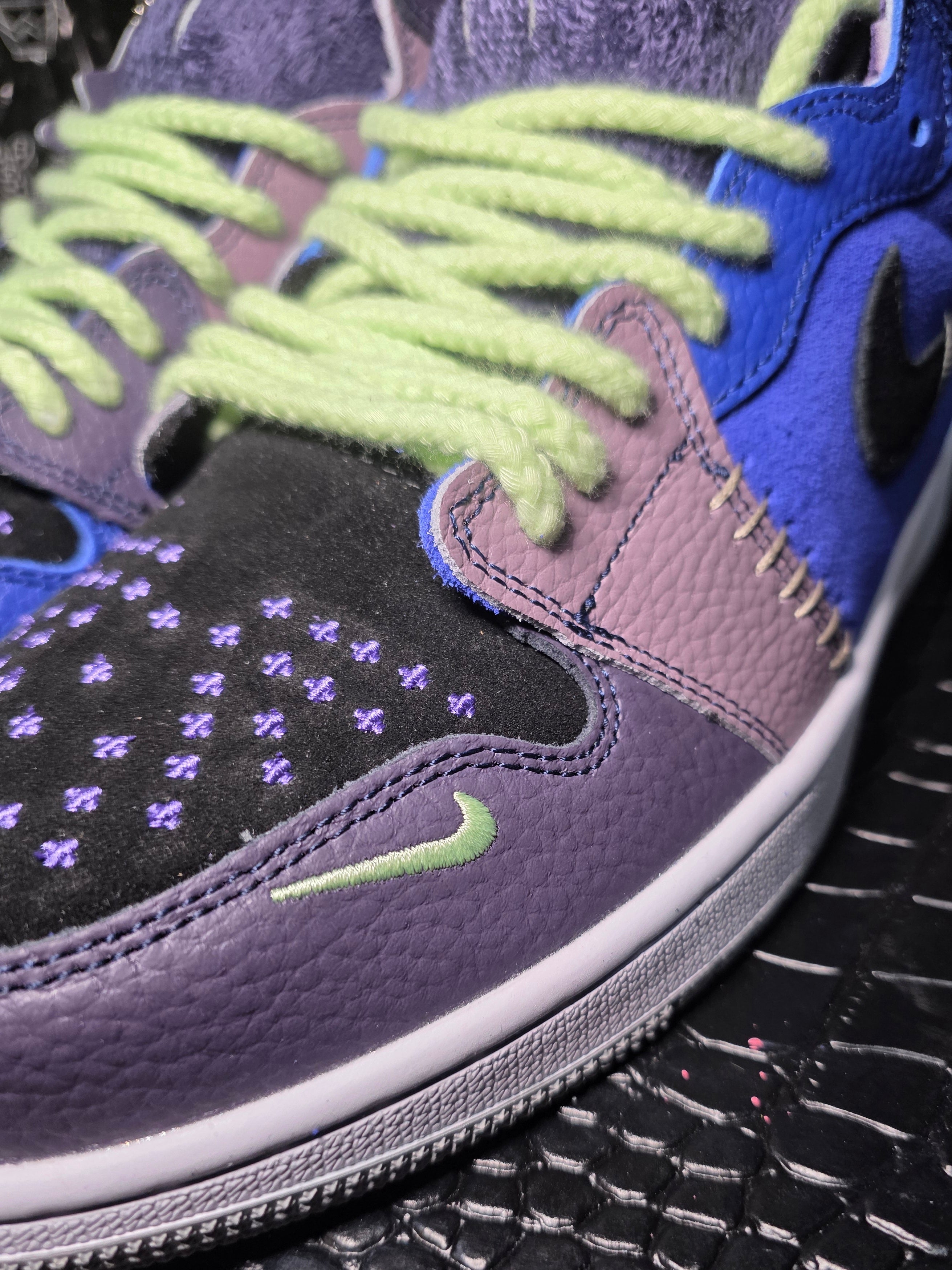 Jordan 1 High “Alternate Zion Voodoo” — Design Inspired — US 11 &amp; US 12