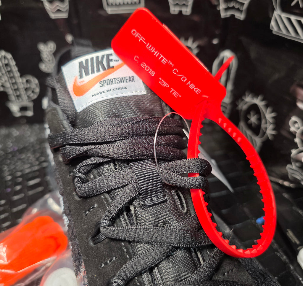 Off‑White x Nike Air VaporMax Plus — Black w/ Clear Air Units — 1:1 Spec — US 11