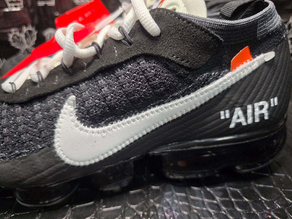 Off‑White x Nike Air VaporMax Plus — Black/Black — 1:1 Spec — US 11