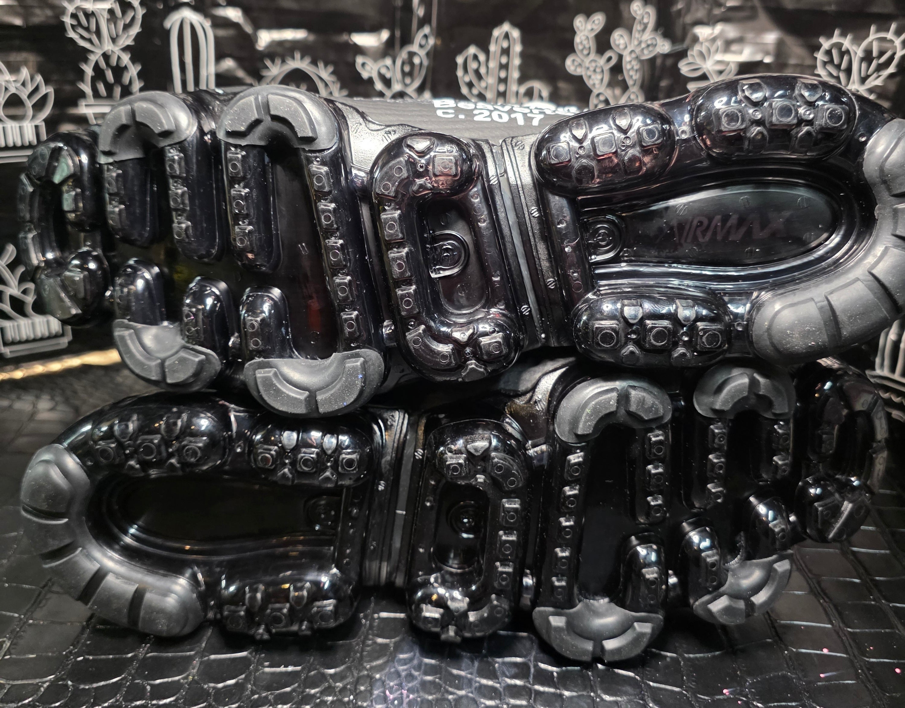 Off‑White x Nike Air VaporMax Plus — Black/Black — 1:1 Spec — US 11