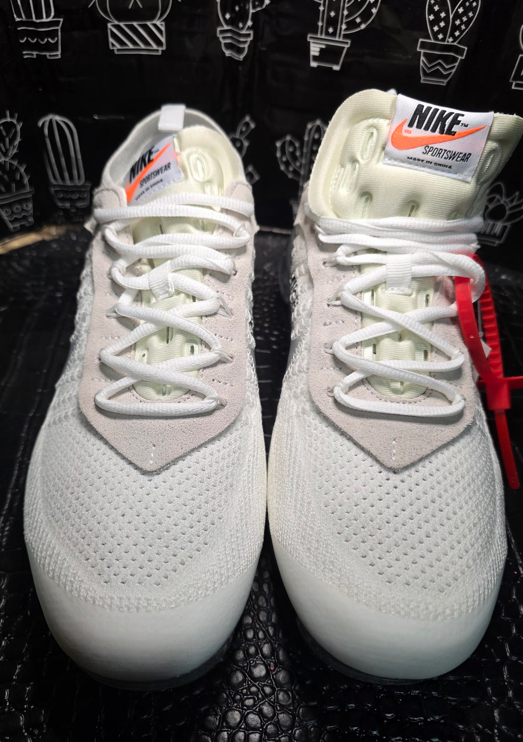 Off‑White x Nike Air VaporMax Plus — White — 1:1 Spec — US 11