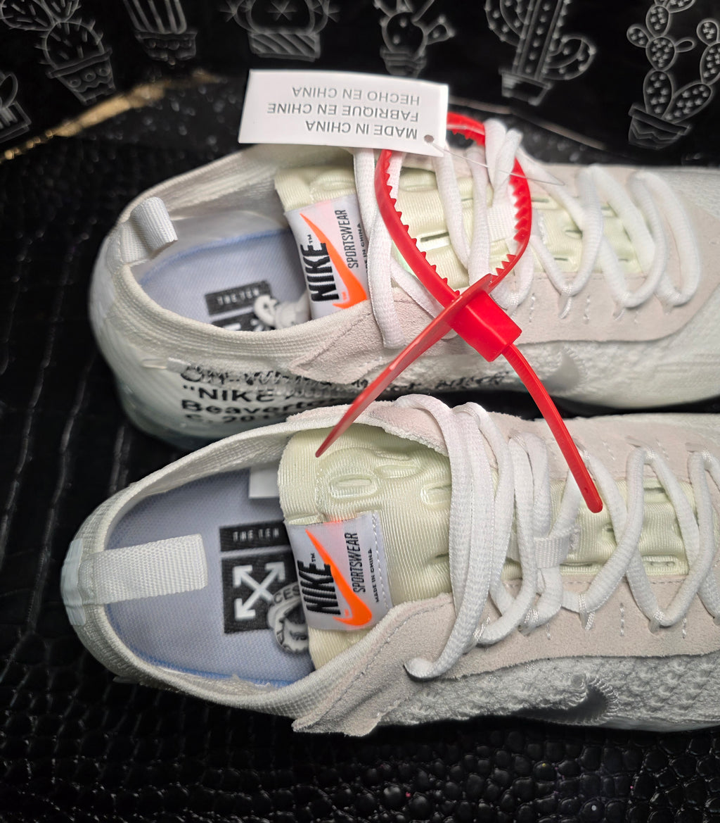 Off‑White x Nike Air VaporMax Plus — White — 1:1 Spec — US 11