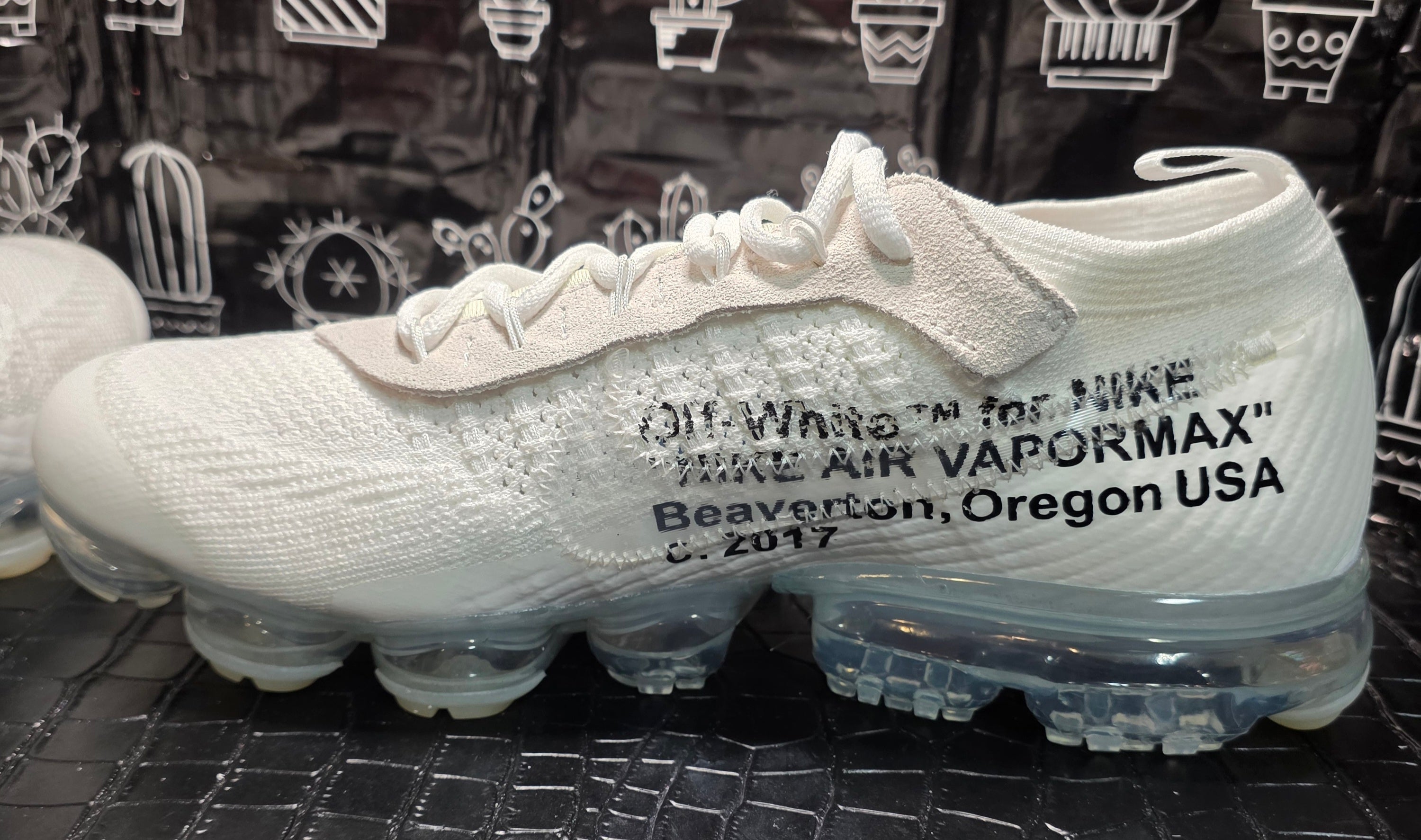 Off‑White x Nike Air VaporMax Plus — White — 1:1 Spec — US 11
