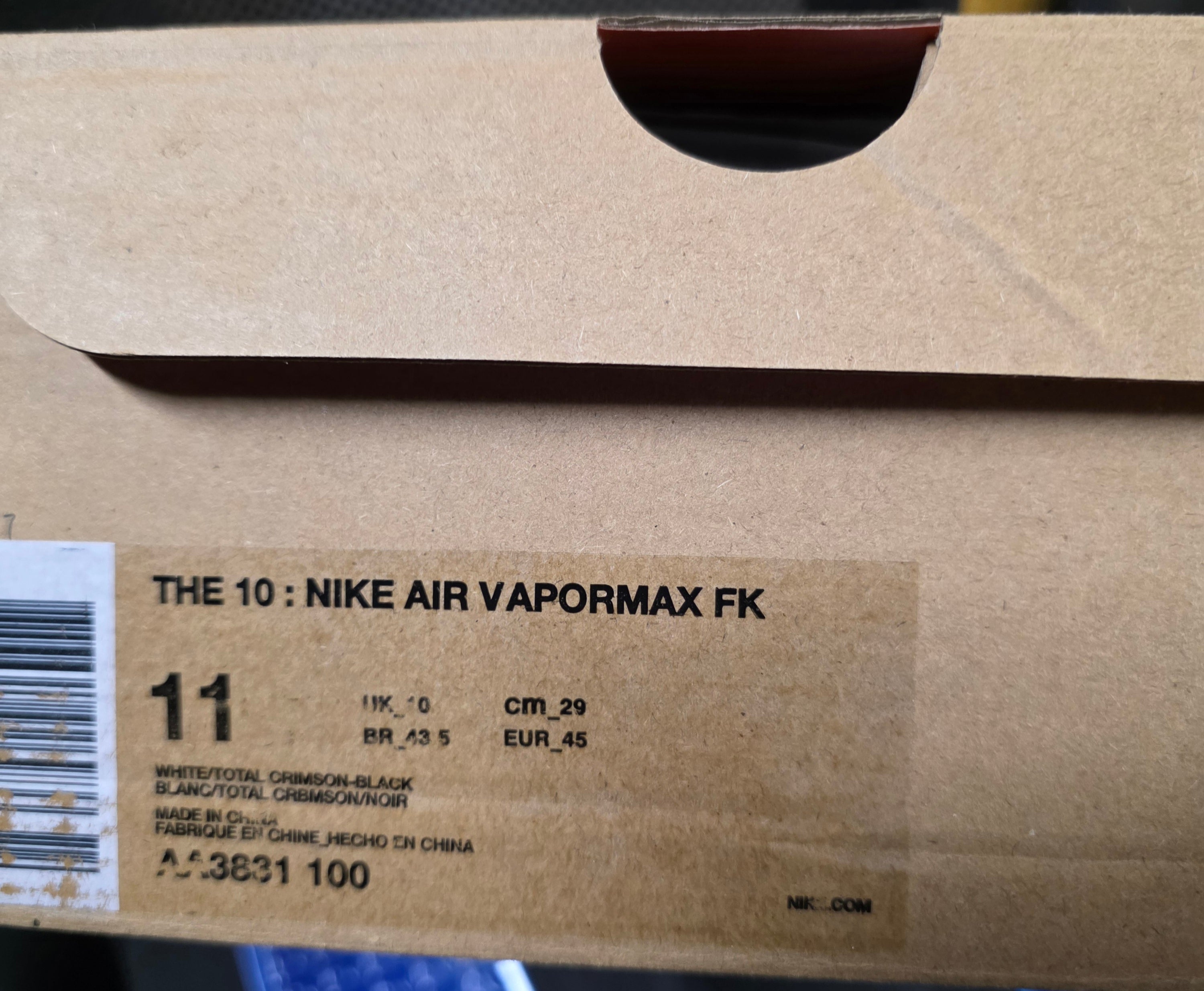 Off‑White x Nike Air VaporMax Plus — White — 1:1 Spec — US 11