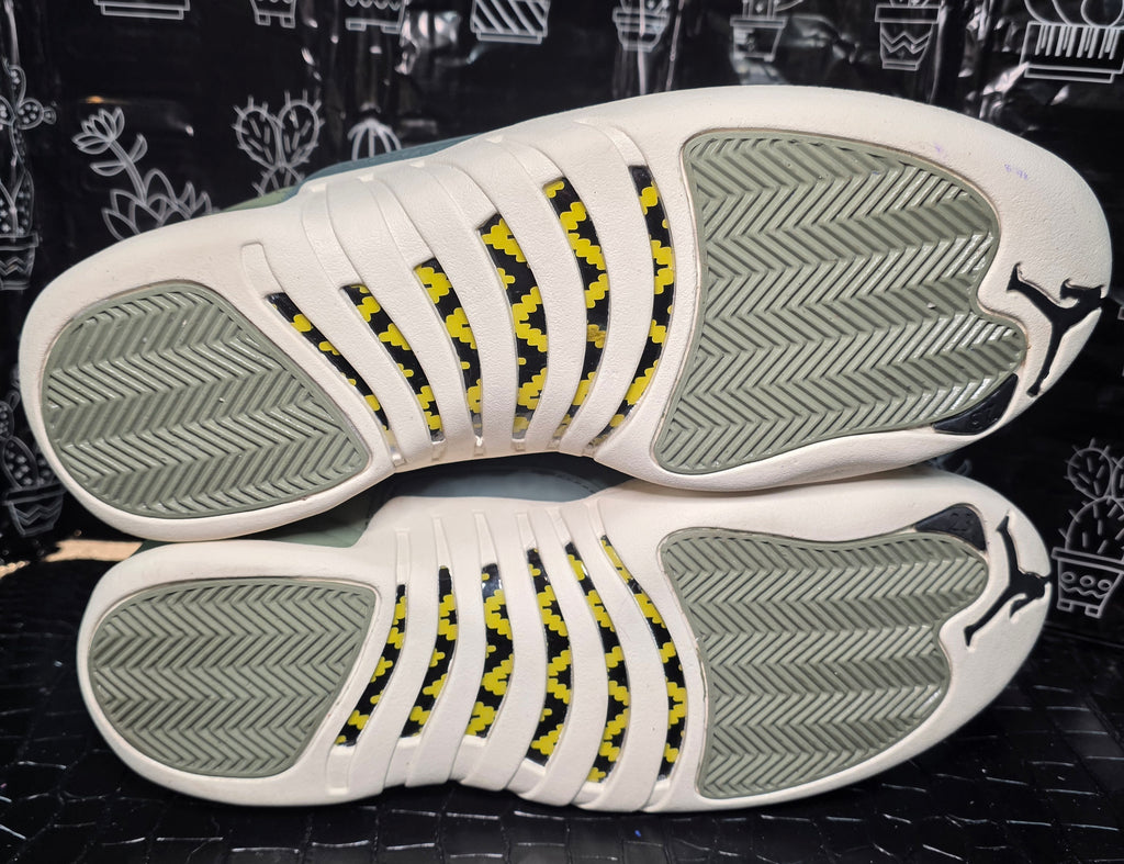 Jordan 12 “Olive” — Chris Paul Class of 2003 PE (Design‑Inspired) — US 11 — Like New