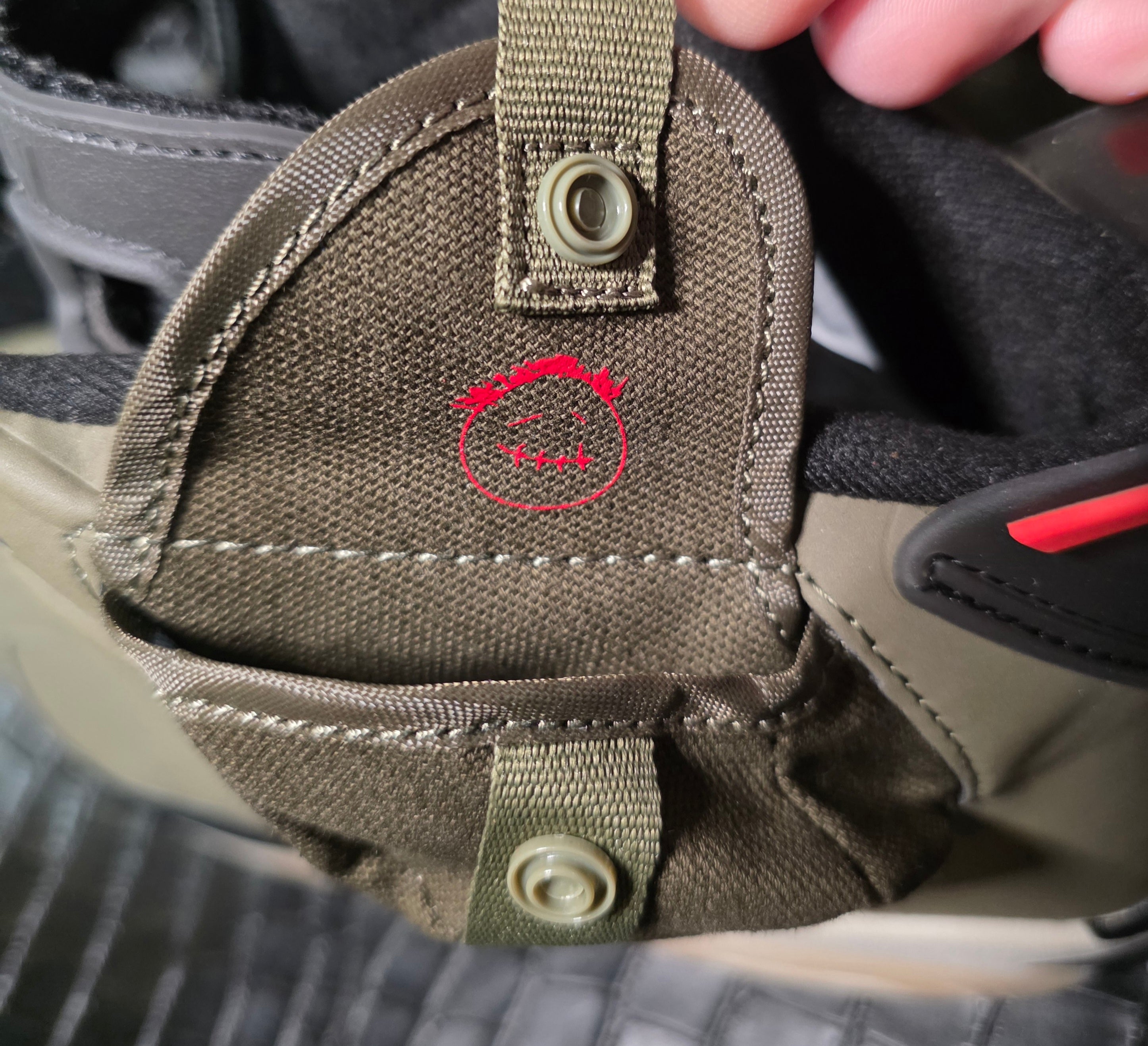 Jordan 6 Design Inspired (Travis Scott - "Cactus Jack-Olives") — US 11