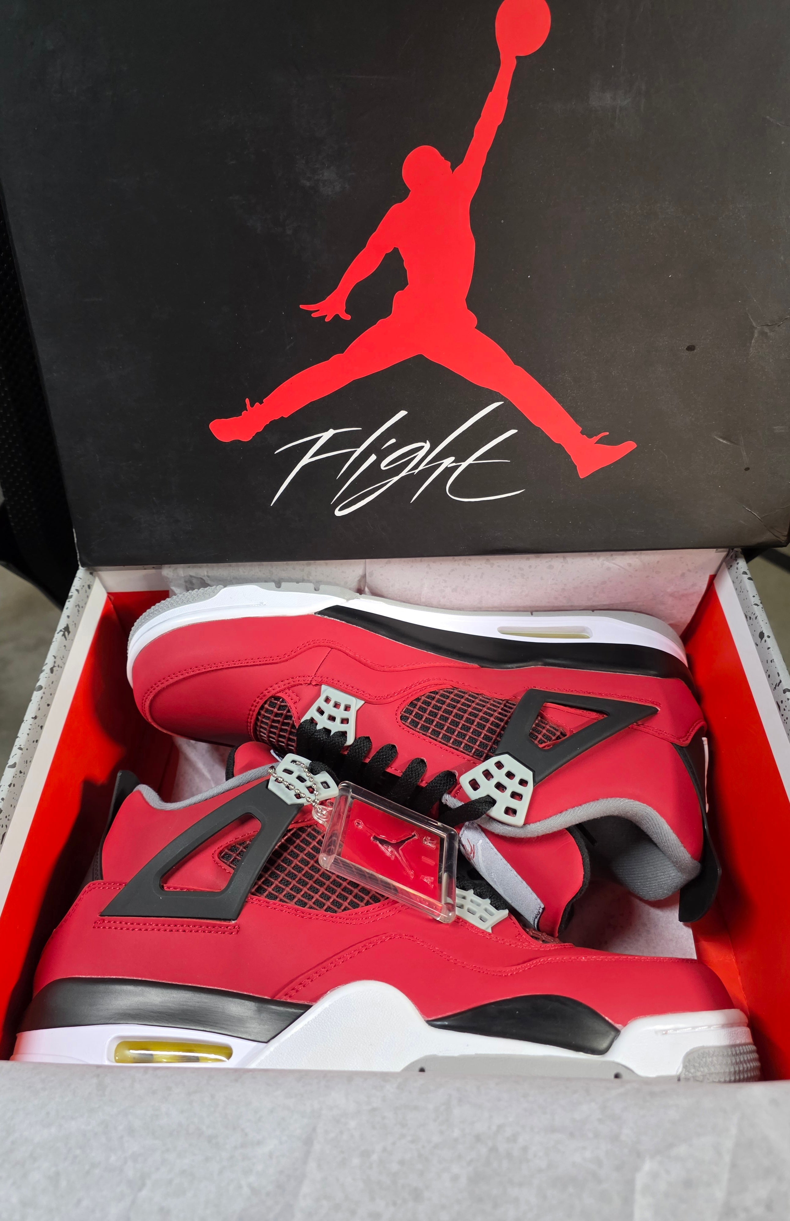 Jordan 4 “Toro Bravo” — Design Inspired — Matching Box — US 11 New
