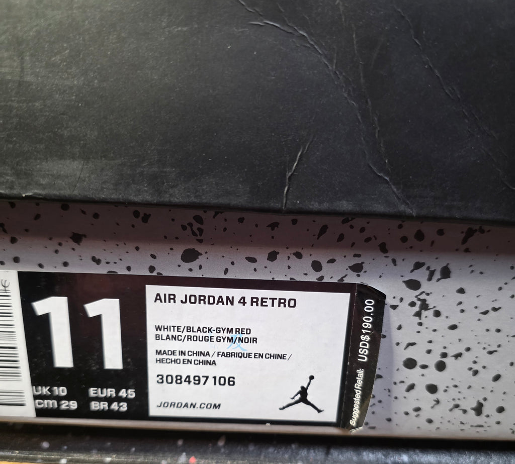 Jordan 4 “Toro Bravo” — Design Inspired — Matching Box — US 11 New