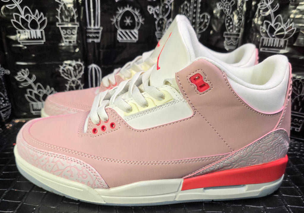 Jordan 3 Retro&nbsp;Design Inspired “Rust Pinks”- US 11