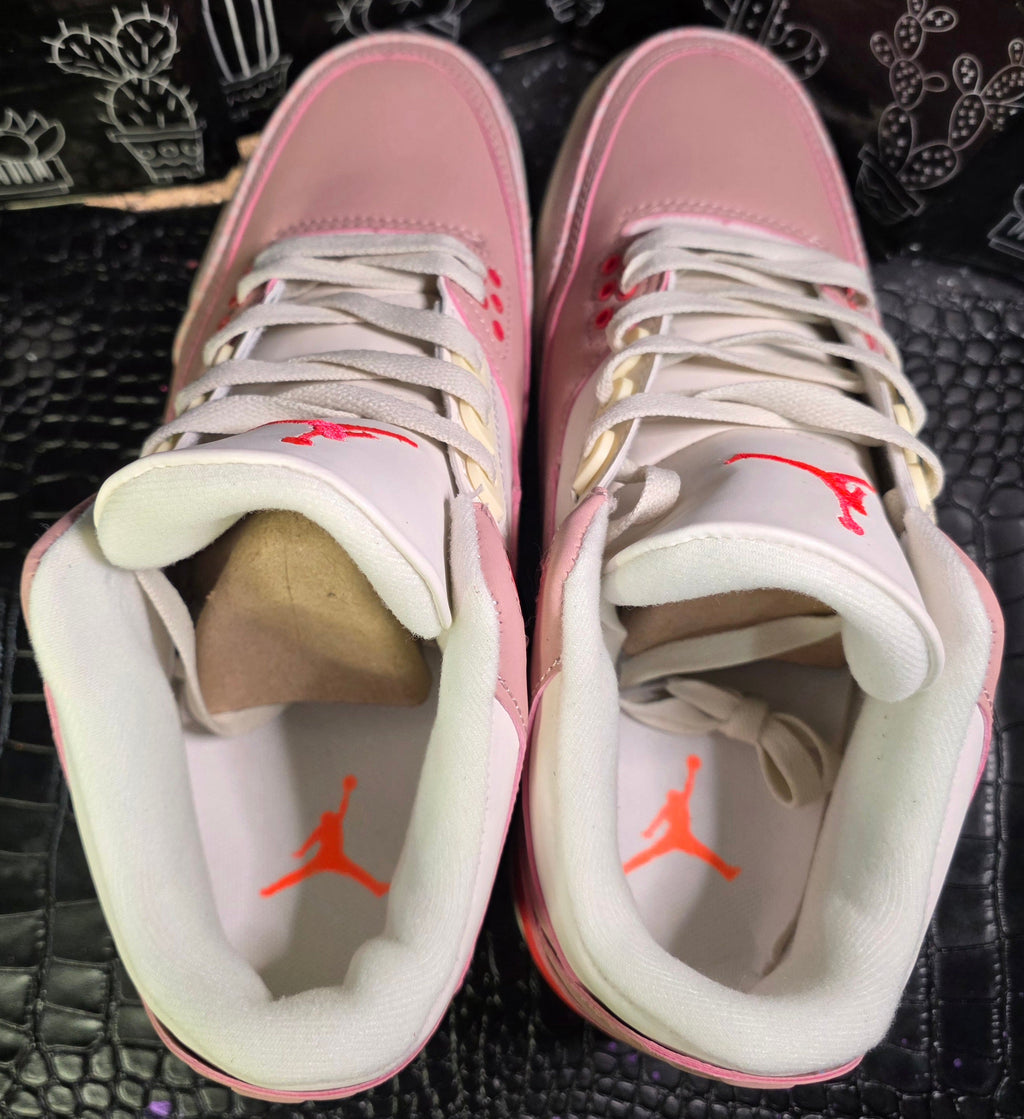 Jordan 3 Retro&nbsp;Design Inspired “Rust Pinks”- US 11