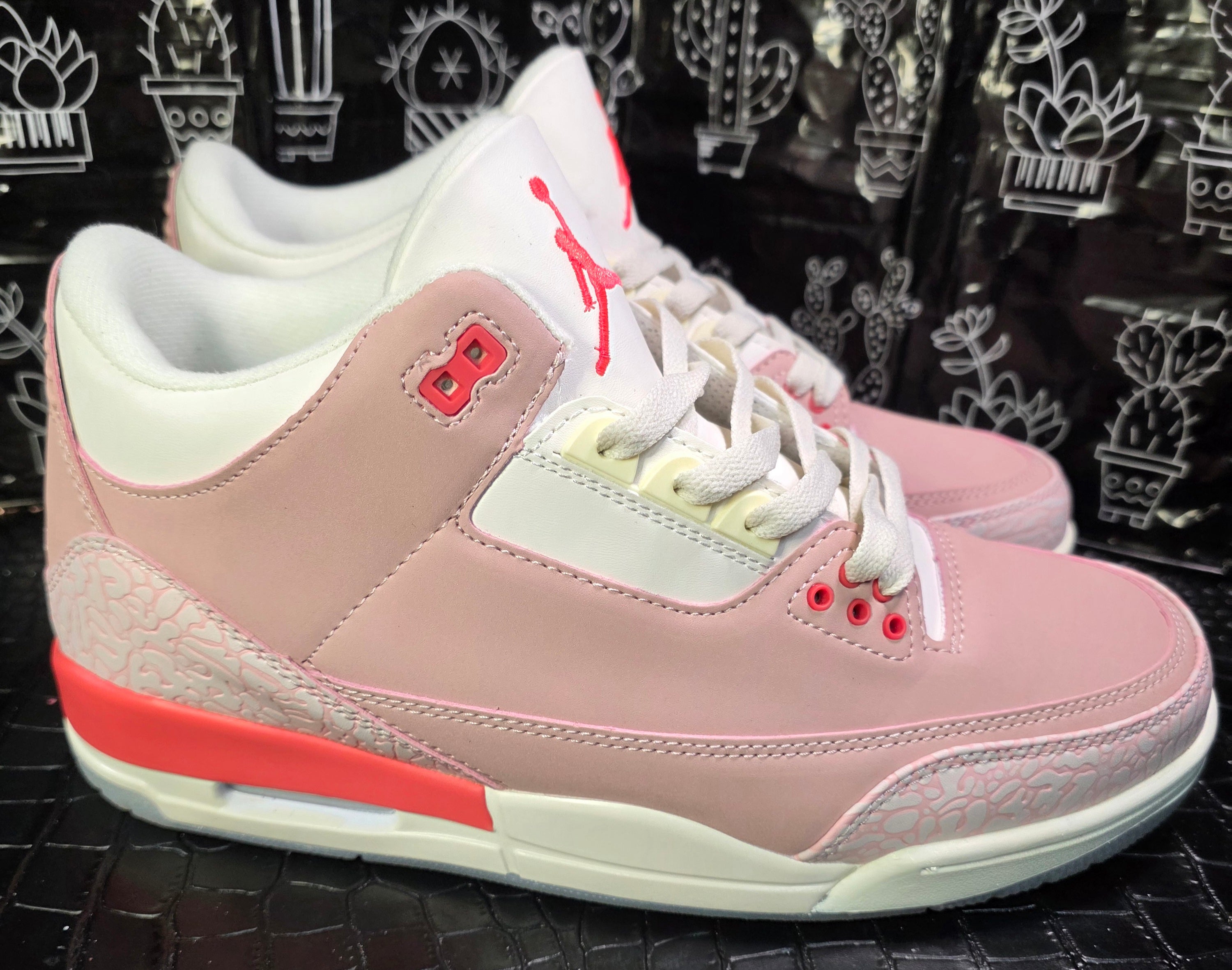 Jordan 3 Retro&nbsp;Design Inspired “Rust Pinks”- US 11