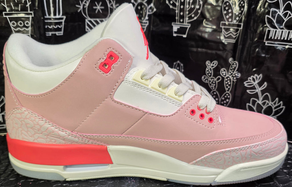 Jordan 3 Retro&nbsp;Design Inspired “Rust Pinks”- US 11