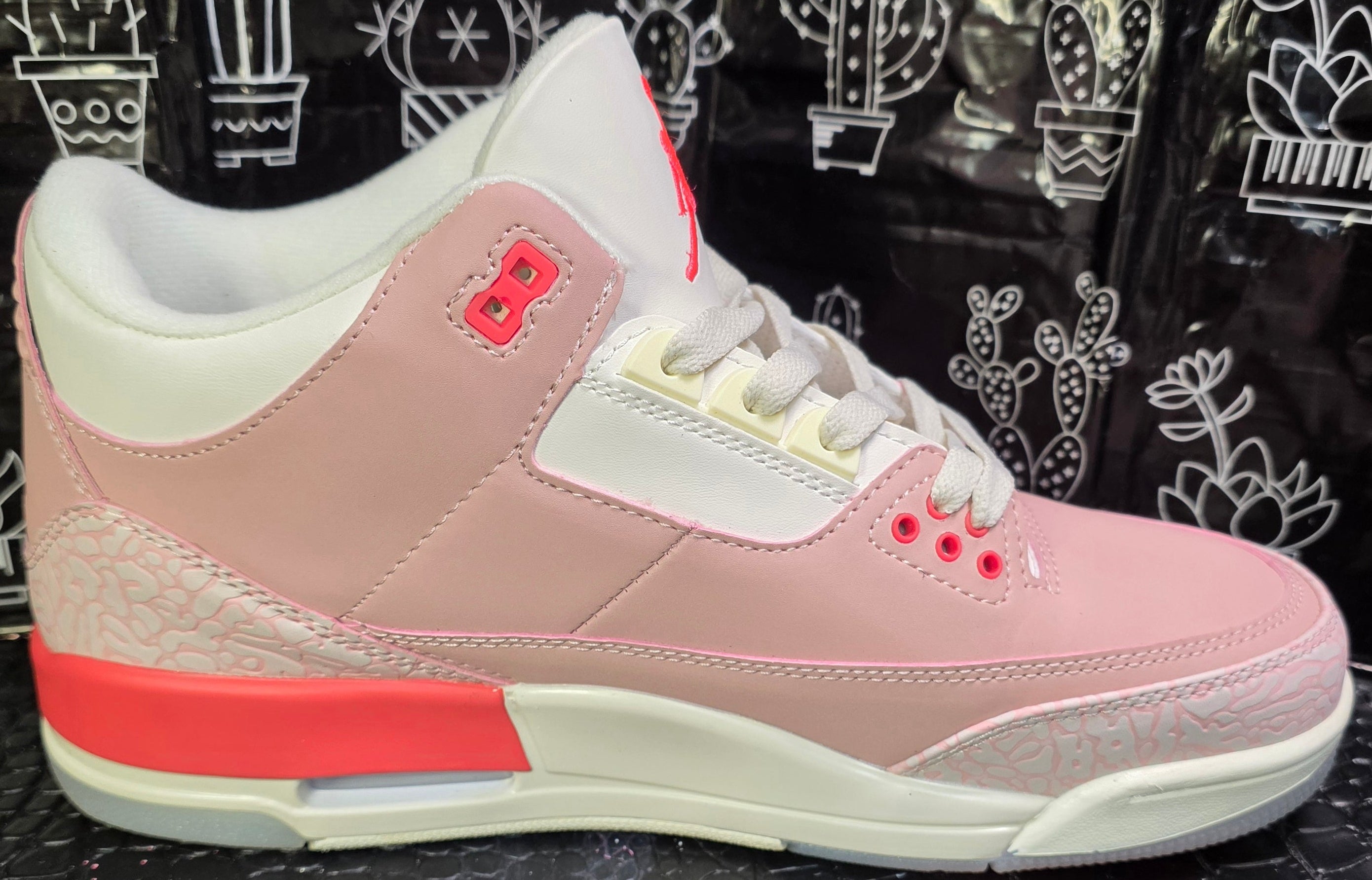 Jordan 3 Retro&nbsp;Design Inspired “Rust Pinks”- US 11
