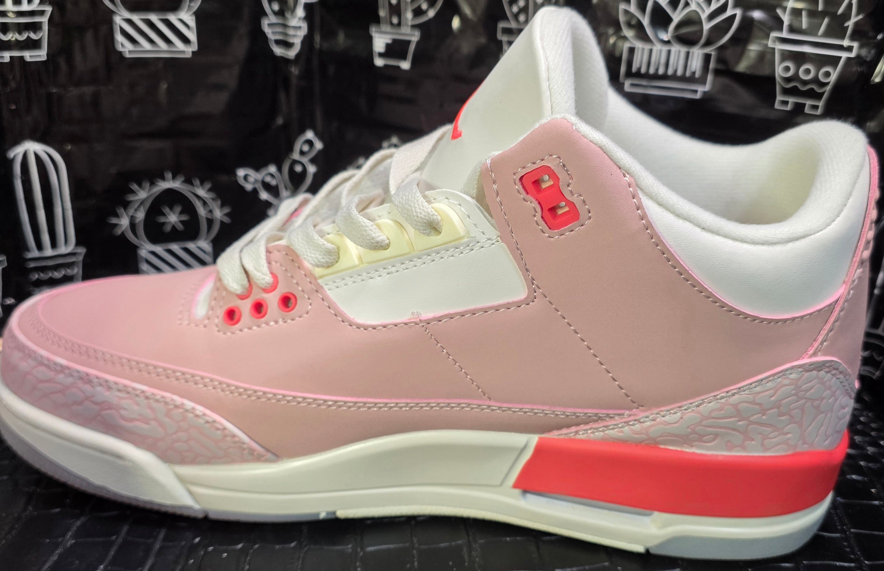 Jordan 3 Retro&nbsp;Design Inspired “Rust Pinks”- US 11