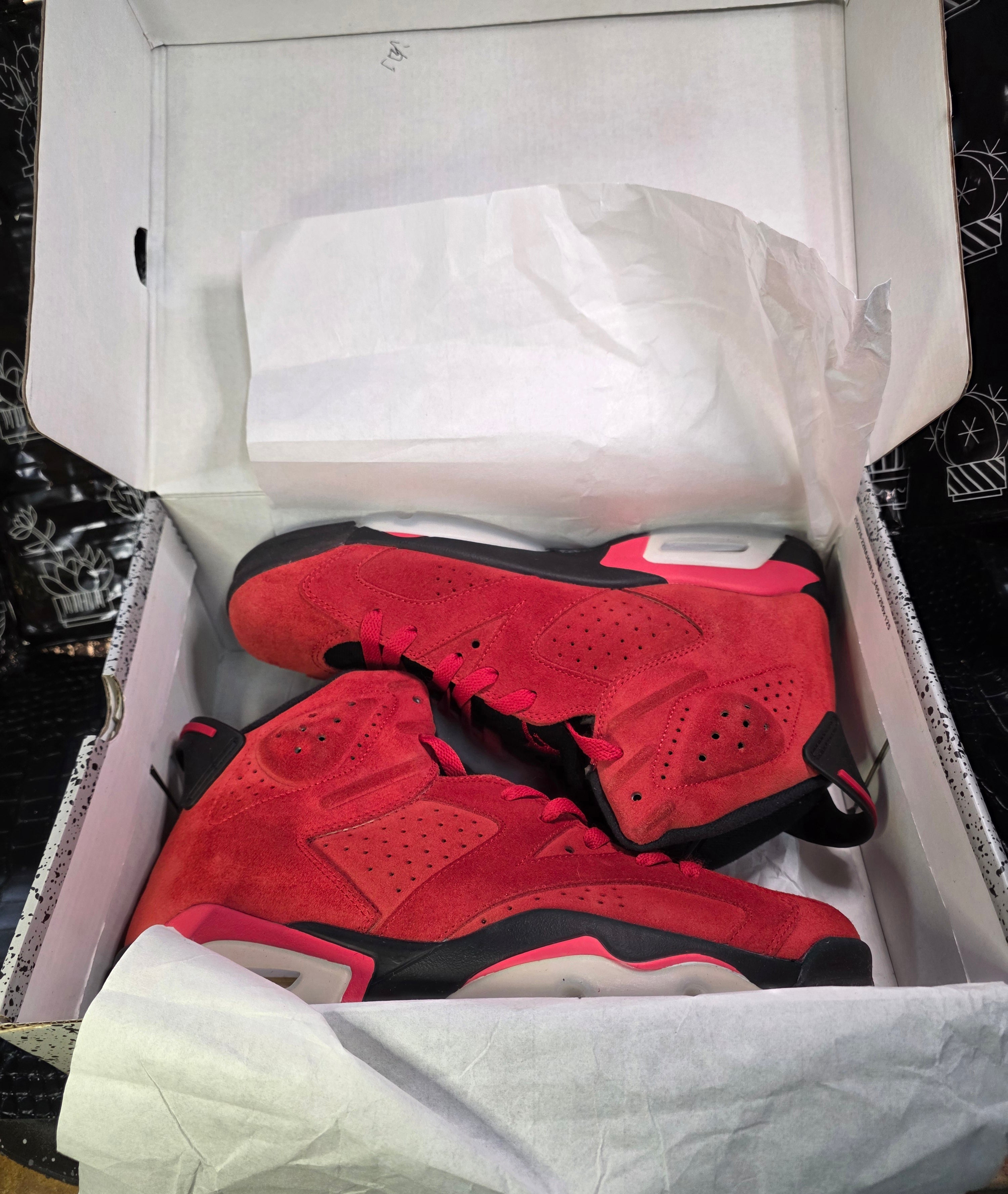 Jordan 6 Design Inspired “Toro Bravos” - US 11&nbsp;
