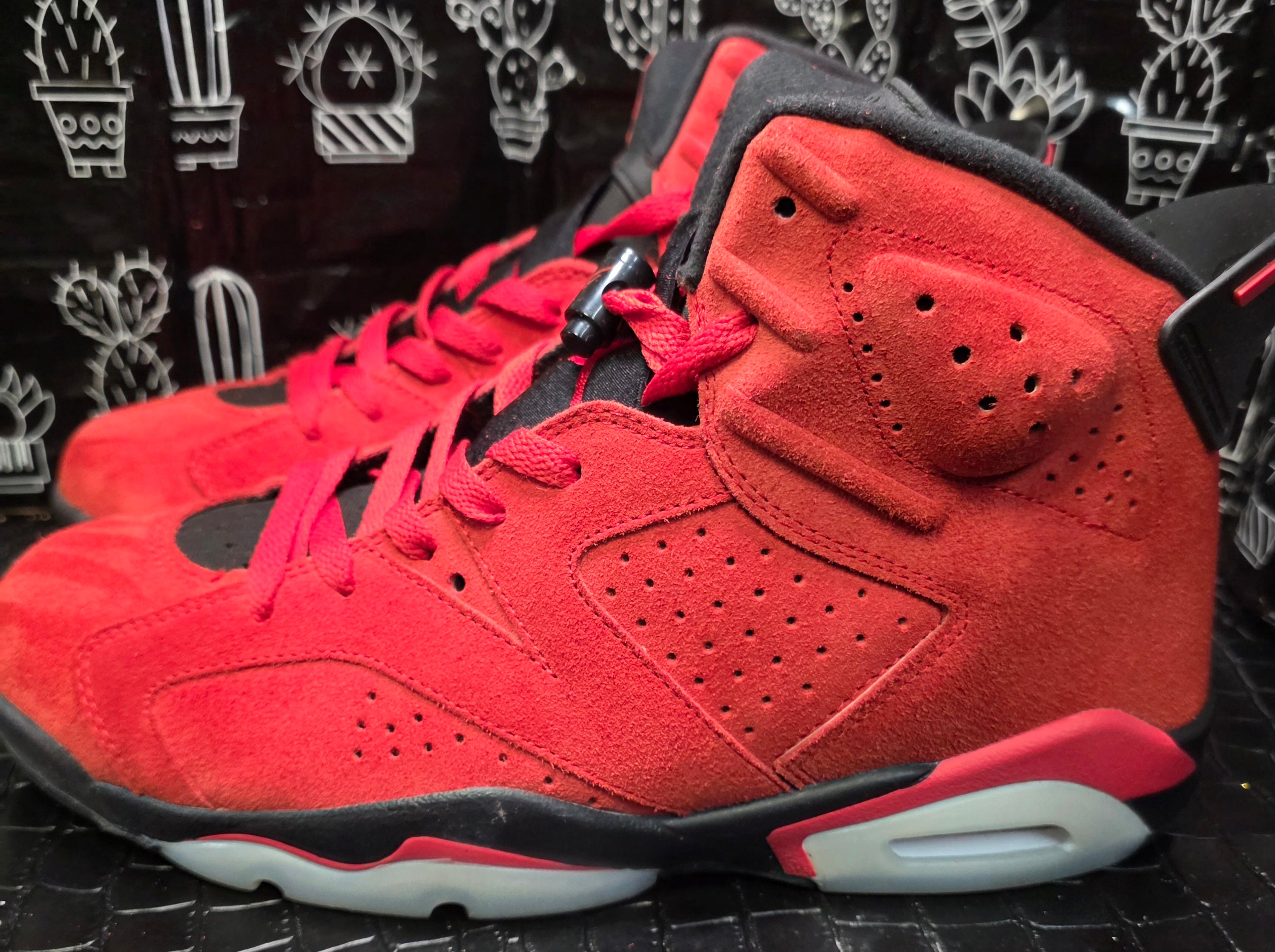 Jordan 6 Design Inspired “Toro Bravos” - US 11&nbsp;