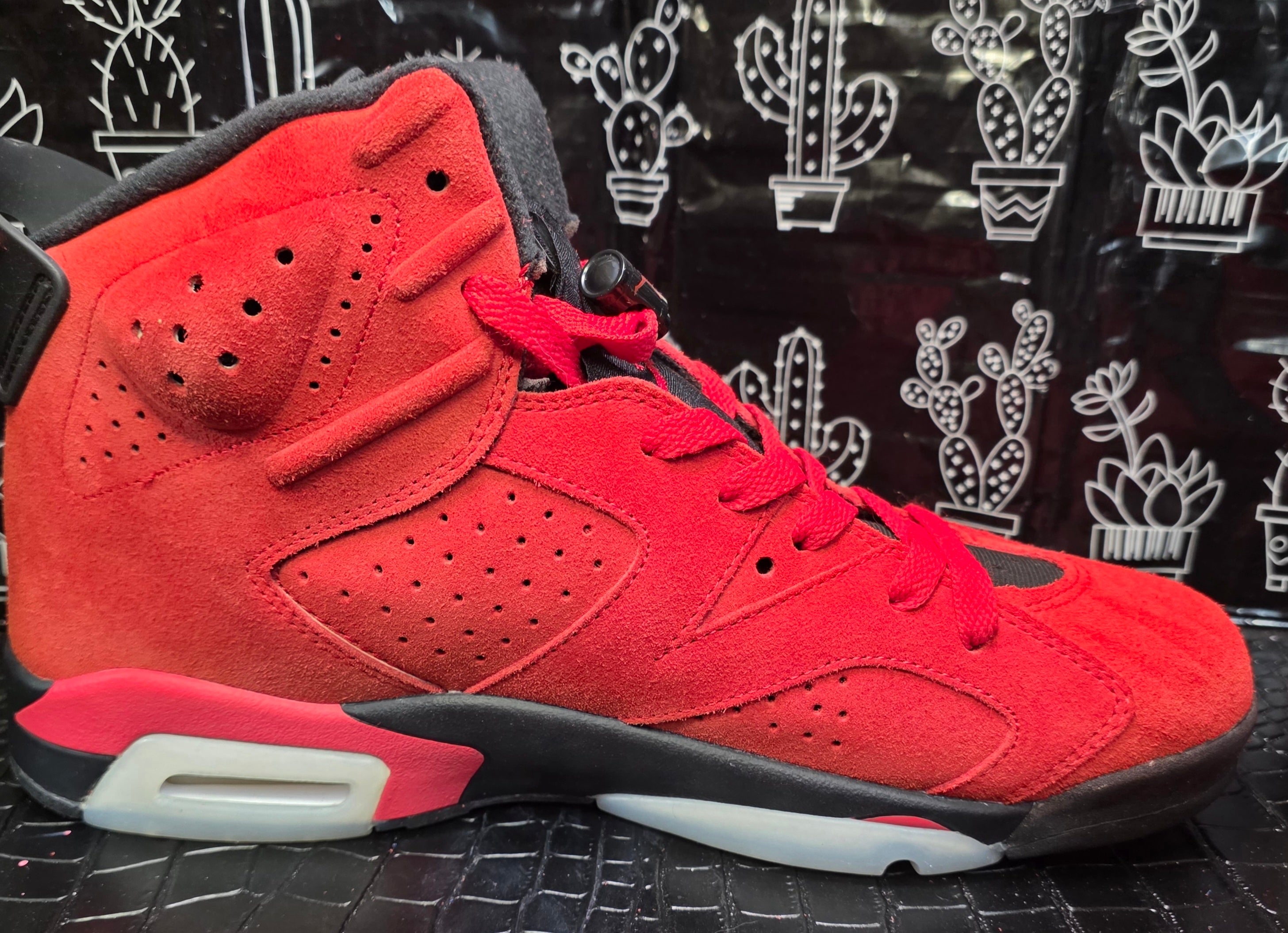 Jordan 6 Design Inspired “Toro Bravos” - US 11&nbsp;