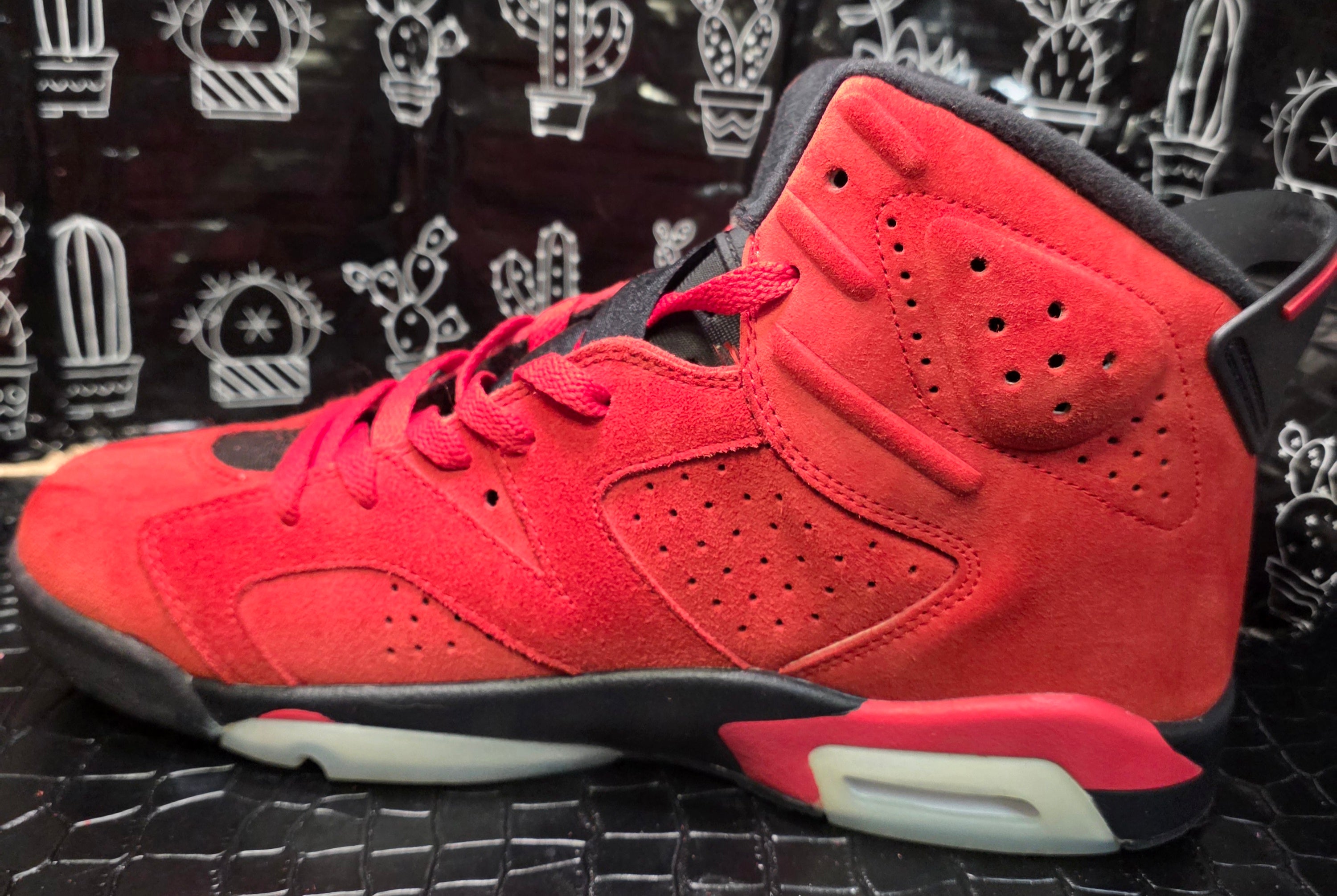 Jordan 6 Design Inspired “Toro Bravos” - US 11&nbsp;